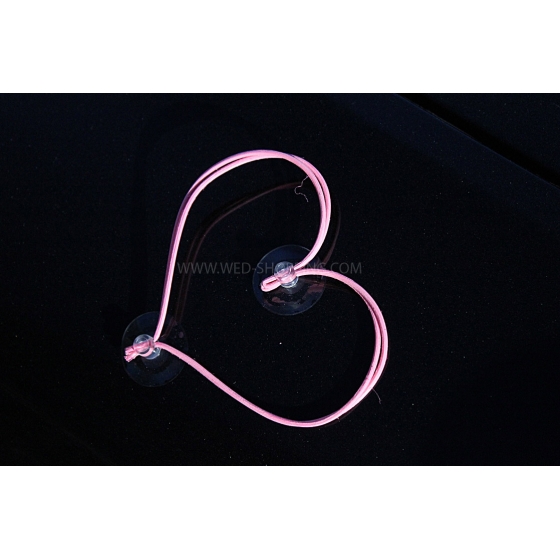 Rosa Herzen für Auto