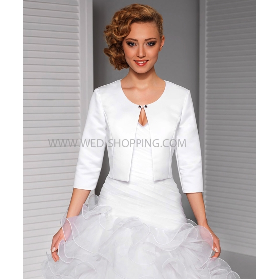 Braut Bolero satin