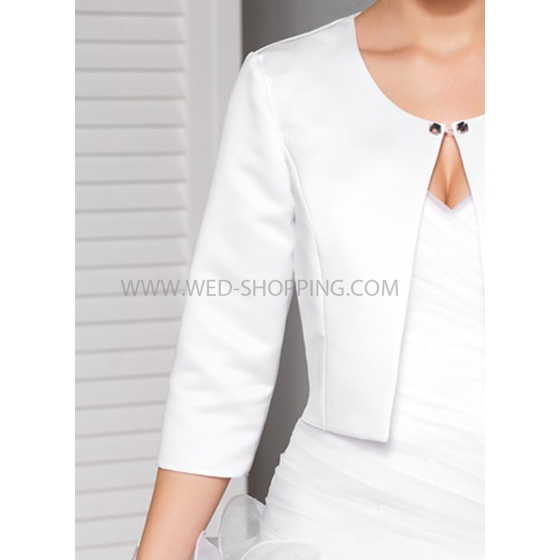 Braut Bolero satin