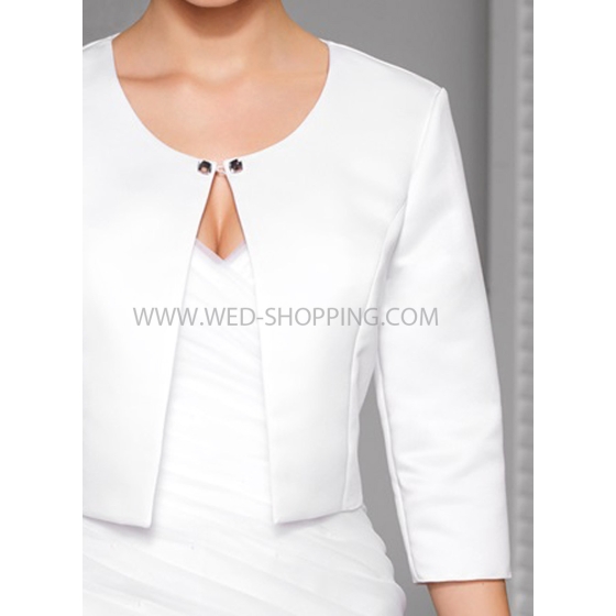 Braut Bolero satin