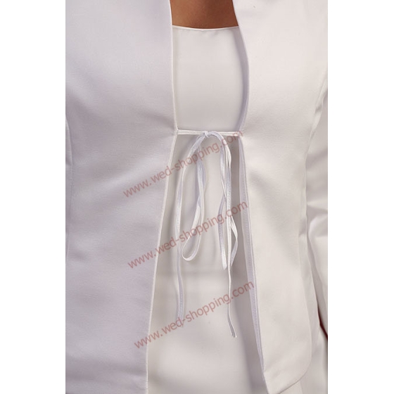 Brautjacke aus Satin