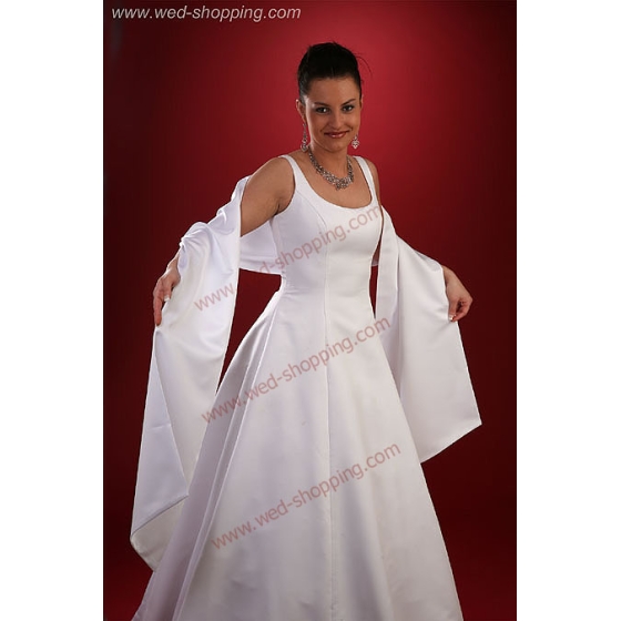 Brautschal aus Satin