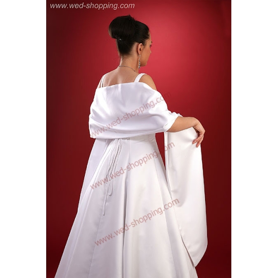 Brautschal aus Satin