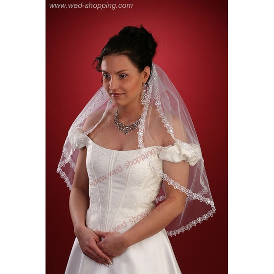 Stickerei Brautschleier