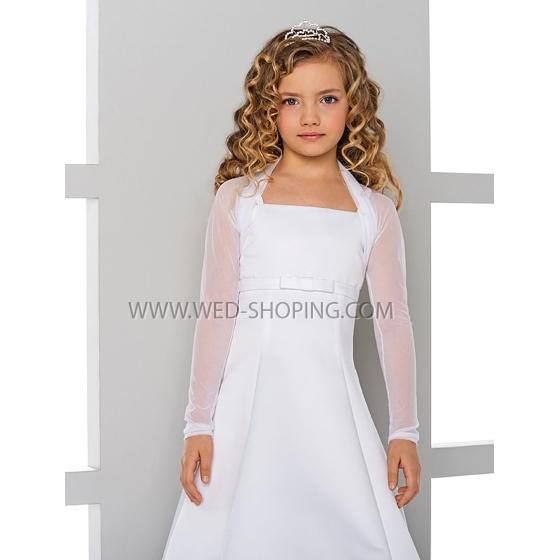 Mädchen Bolero Tüll lange Ärmel