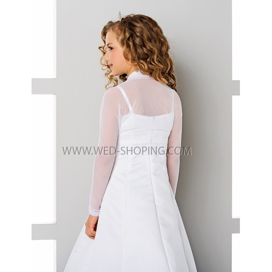 Mädchen Bolero Tüll lange Ärmel