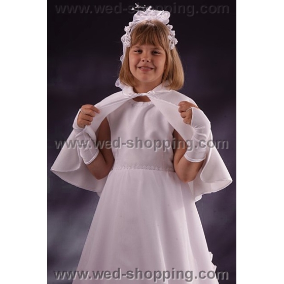 Erstkommunion cape aus Fleece