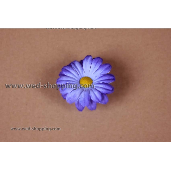 Blaue Gänseblümchen mit Saugnäpfen für Hochzeit Auto Dekoration