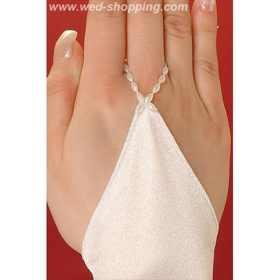 Brauthandschuhe - glatt ohne Finger