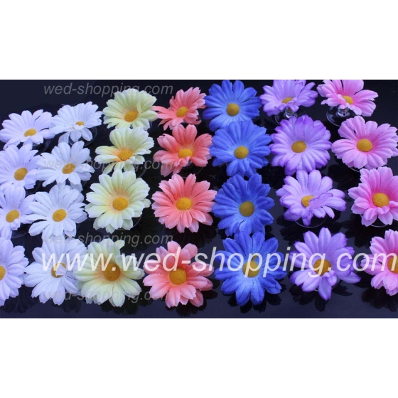 Schmuck für Hochzeitsauto weiße Gänseblümchen
