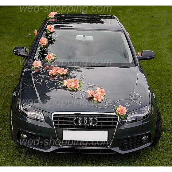 Hochzeitsauto Deko Salomon Blumen