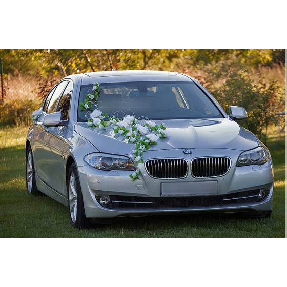 Ivory Roses Hochzeit Autoschmuck
