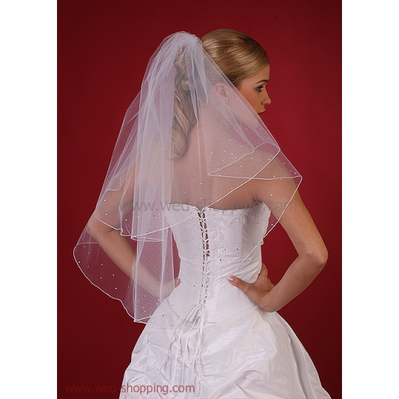 Brautschleier mit Strass