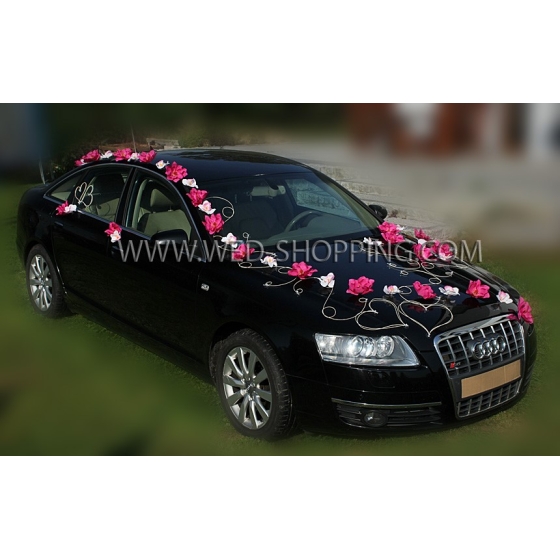 24 künstliche rosa Dahlien