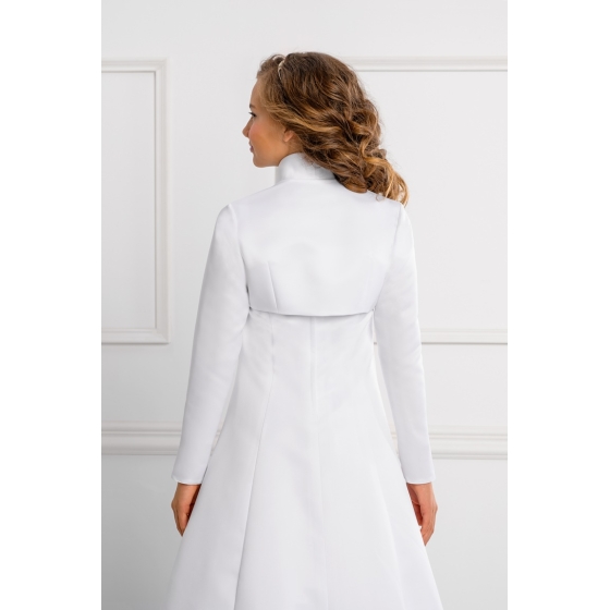 Satin Bolerojacke für Mädchen mit Stehkragen