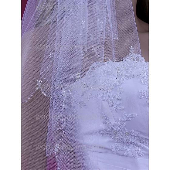 Swarovski Strass und Steinchen Schleier