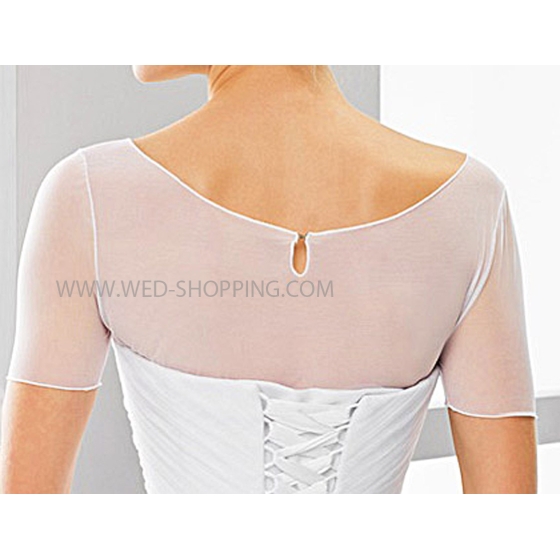 Braut Bolero Tüll Kurzarm