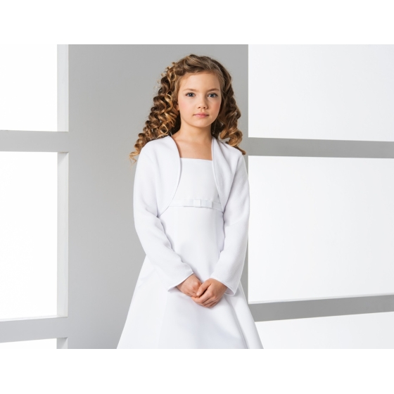 Warme Bolero aus Fleece für Erstkommunion